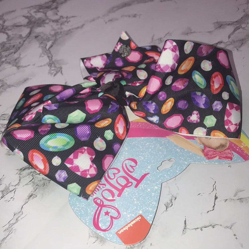 NWT Jojo Diamond or microphone large hair bow - Picture 4 of 8